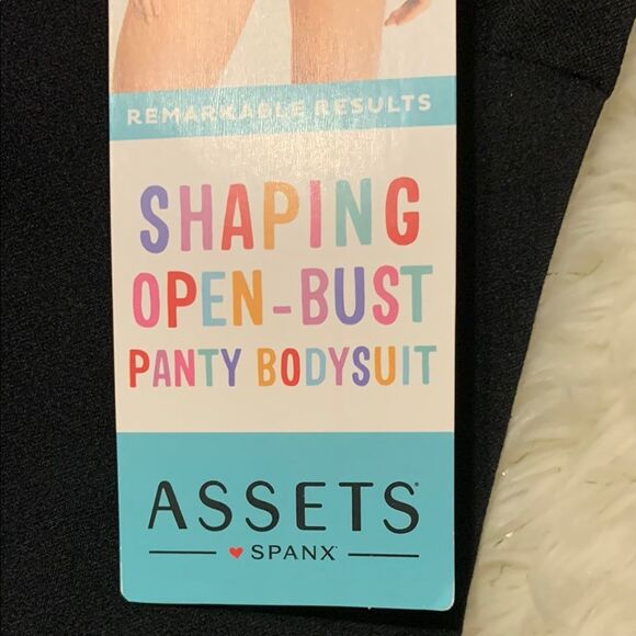 SPANX Black Shaping Open-Bust Panty Bodysuit - Picture 6 of 10